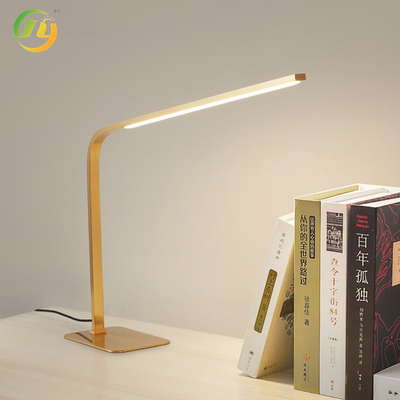 JYLIGHTING Moderne minimalistische luxe metaal koper LED studie leeslampen oogbescherming lamp bedlamp nachtlicht