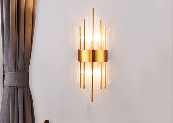 E27 / G9/G4-het Gouden Staal Crystal Wall Lamp van de Bol jyl-B1823 Luxe
