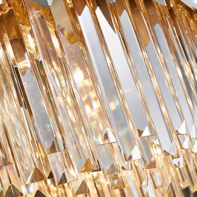 Hoogte 30cm de Koninklijke Crystal Hanging Lamps For Living Zaal van E14 Chrome
