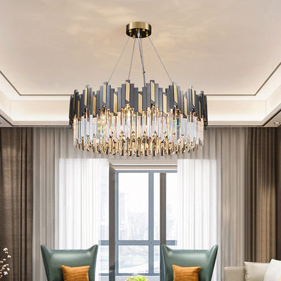 De moderne van de het Plafond Lichte Inrichting van Luxecrystal chandelier contemporary flush mount Verlichting van de de Regendruppel Vierkante Kroonluchter