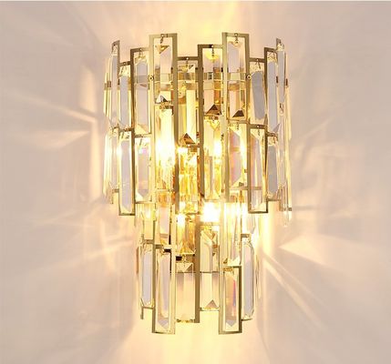 Het gouden Licht van de de Decoratie Moderne Muur van het Luxeontwerp Binnen