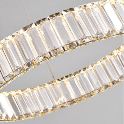 Woon Anticorrosief van titanium Gouden Crystal Modern Pendant Light 265v