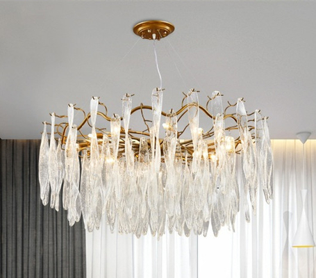Moderne Europese de Villazaal van Stijlcrystal pendant ceiling light for