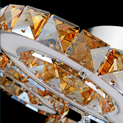Moderne Hotel LEIDEN Plafond Licht Gouden Duidelijk Crystal Chandeliers