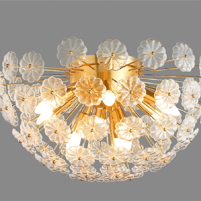 De woonkamer Crystal Pendant Light Decorative Creative bloeit Vorm