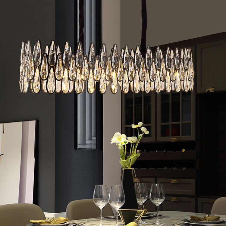 Art Luxury Style Postmodern Crystal-Tegenhangerlamp ra80